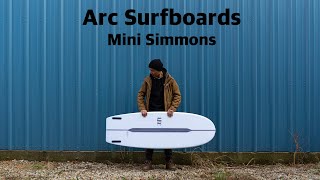 Picking up Arc Surfboards Mini Simmons Featuring Timmy Smith