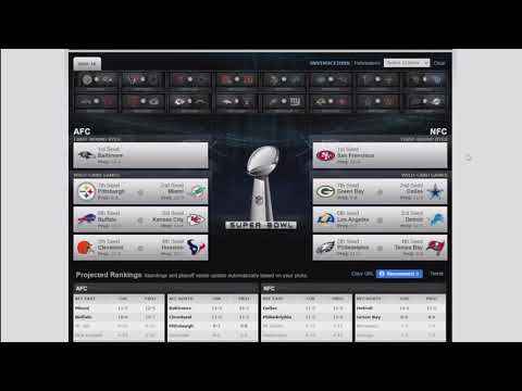 Every Single NFL Playoff Scenario Using The Playoff Machine - YouTube