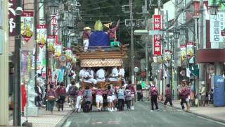 鹿島神宮 式年大祭御船祭2014　山車角内通り集合へ　茨城県鹿嶋市00088