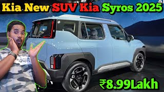 New Kia Syros SUV 2025 | Launched in India: 9 Lakh showroom price | #kiasyros