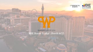 IBIE Booth Trailer | WP Bakery Group USA | Booth 1633