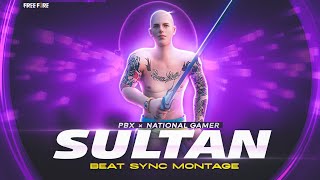 Sultan - KGF Chapter 2 | Free Fire Beat Sync Montage | @nationalgamerzone @PBXVSGAMERS
