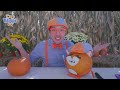 blippi rides rollercoasters at coney island halloween videos for kids and families