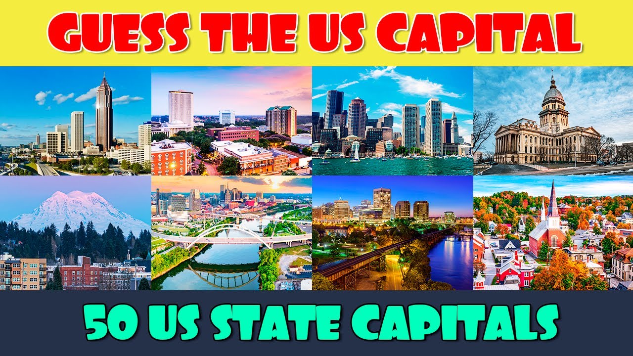 Guess The Us State Capitals Youtube