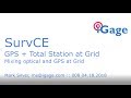 SurvCE Mixing Total Station and GPS Observations at Grid