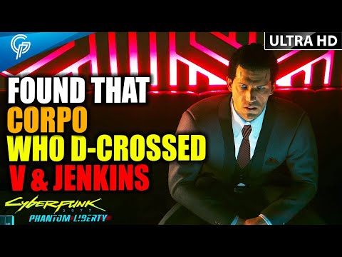 Found That Corpo WHO DOUBLE-CROSSED V And Arthur Jenkins Cyberpunk 2077