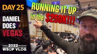 RUNNING IT UP in the $250K! - 2022 WSOP Poker Vlog Day 25