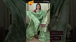 Price 799/- | Code :- NSDOL413 | Semi Dola sarees |**SOLD OUT**