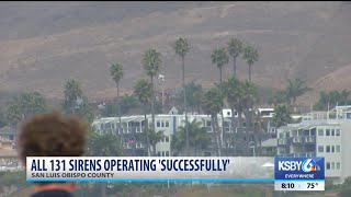 All 131 sirens in SLO County operating 'successfully' after Annual Early Warning System Siren Test
