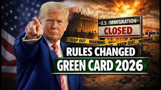 BREAKING New U S Immigration Law Passed – 2026 Will Change Everything!