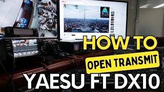 YAESU FTDX10 full open transmit MOD