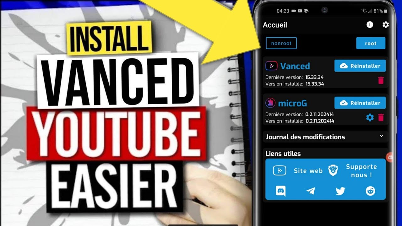 Youtube Vanced V15 33 34 Background Play Ad Free For All Android