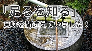 「足るを知る」の意味を間違えていました！【ミニマリストの生き方】足るを知るを知る：知足者富、強行者有志