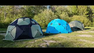 Новая модель палатки от RUSTRAIL всесезонная Yurta 420 pro