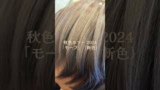 ano hair の秋色カラー「モーブ」（新色）でせっかくの秋を楽しみましょう✨ #秋カラー #秋色カラー2014 #人気の新色 #モーブ #anohair #アノヘアー #美容室