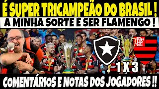 É SUPER TRICAMPEÃO DO BRASIL! MINHA SORTE É SER FLAMENGO! AMASSO NO \