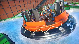 Planet Coaster - Water Rapids Ride Built Inside a Giant Cube!