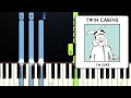 Twin Cabins - Swing Lynn (Piano Tutorial)