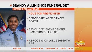 Funeral service set for Houston firefighter Brandi Allinience