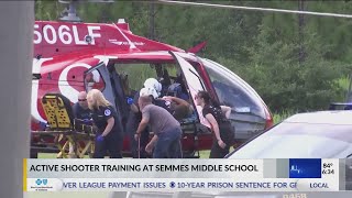 Mobile Co. first responders hold active shooter training at Semmes Middle School