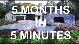 5 Months in 5 Minutes - Custom Home Build Timelapse