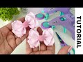 Parzinho Fita n 5 - PAP - DIY - Ribbon bow hair