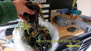 Recycling Soft Plastic Baits - Soft Plastic Lure Making