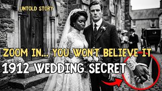 Experts Shocked After Zooming Into This 1912 Wedding Photo – What They Found Changes History