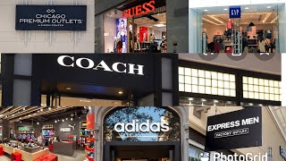 Chicago premium outlet , shop with me , coach , adidas, Kate spade New York, fragrance outlet