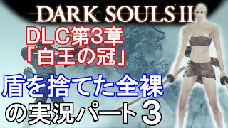 【Dark Souls 2 - 盾を捨てた男の実況】 DLC 白王の冠 PART 3 エロス ダークソウル2 二刀流で攻略