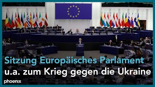 Europa live | Sitzung des Europäischen Parlamentes u. a. zu EU-Sanktionen gegen Russland