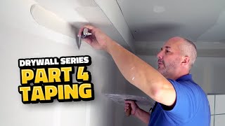 DIY Drywall Part 4 | Drywall Taping Masterclass for Beginners!