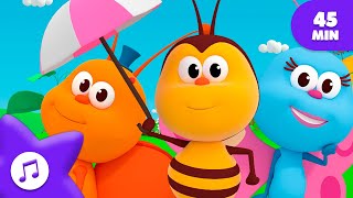 Rain Rain Go Away Song + More Nursery Rhymes & Kids Songs🐞 MIX 🌈FOR KIDS | Boogie Bugs