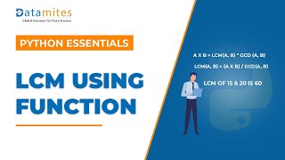 Python Program to Find LCM of two numbers | Python Tutorials