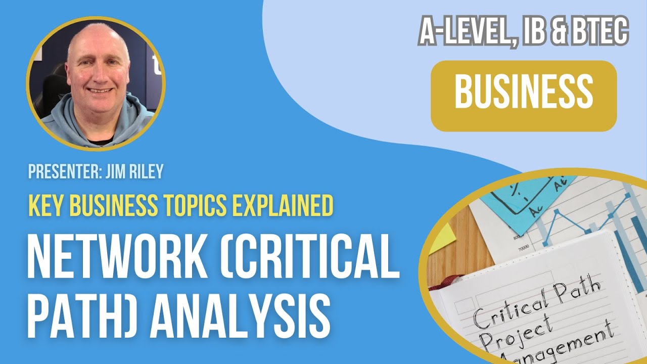 Network Critical Path Analysis A Level Ib Business Youtube
