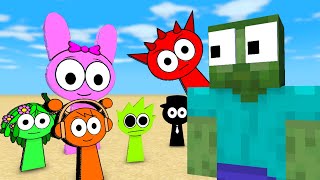 Minecraft Mobs : Incredibox Sprunki - Minecraft Animation