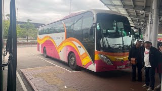 [跨境巴士] 環島中港通 Mercedes Benz OC500RF 粵ZGC75港TB6257 銅鑼灣時代廣場-香港深圳灣口岸￼