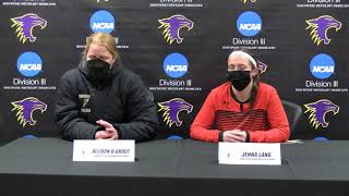 UWS Women's Soccer | NCAA Tournament Postmatch Press Conference with Goalkeeper Jenna Lang