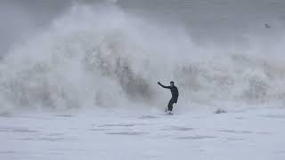 Best surf conditions documented in Klitmøller bay