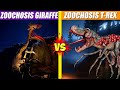 Zoochosis Giraffe vs Zoochosis T-Rex | SPORE