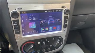 How to install Android radio on Opel Corsa C, with reverse camera, radio remove Opel Corsa C