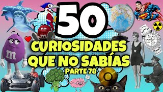 50 CURIOSIDADES QUE NO SABÍAS 🧠⏰ #78