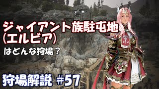 【黒い砂漠】ジャイアント族駐屯地(エルビア)のあるきかた【狩場解説 #57】