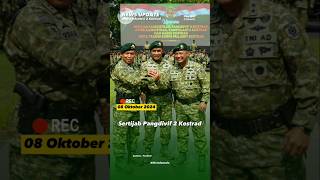 Panglima Kostrad Letjen TNI Mohamad Hasan Pimpin Serah Terima Jabatan Pangdivif 2 Kostrad #shorts