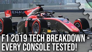 [4K] F1 2019 - PS4/ Pro vs Xbox One/ X - The Complete Console Analysis!