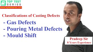 Classifications of Casting Defects in Hindi, Gas Defects, Pouring Metal Defects, Mould Shift