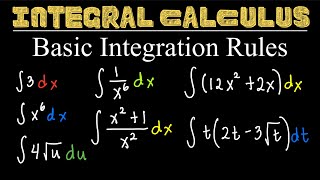 Integral Calculus: Basic Integration Rules, Problems, Formulas | @ProfD