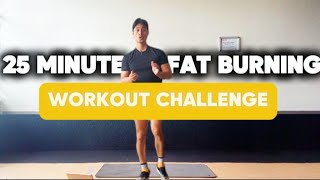 25 MINUTE FAT BURNING WORKOUT | 25 EXERCISE ALL STANDING | NO REPEAT