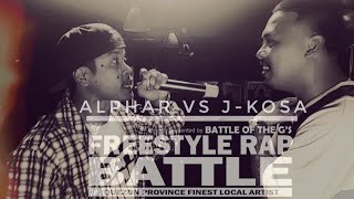 ALPHAR vs J KOSA (freestyle brap battle) | BATTLE OF THE Gs (full video)