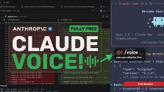 Claude Code Voice Mode : Anthropic just LAUNCHED their NEW VOICE Mode and it's AWESOME!